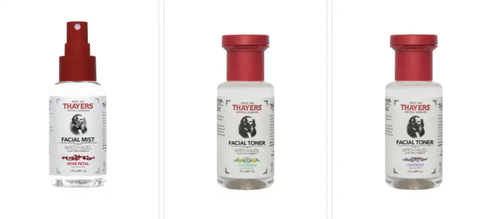 thayers witch hazel toners